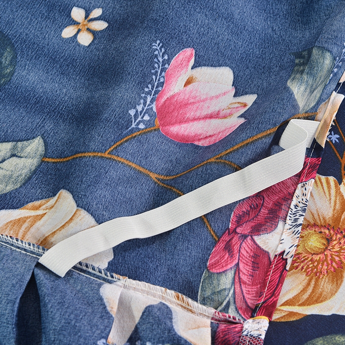 91家纺网 家纺一手货源 找家纺 小雨家纺 2026新款亲肤芦荟棉外贸蕾丝花边床裙 繁花似锦