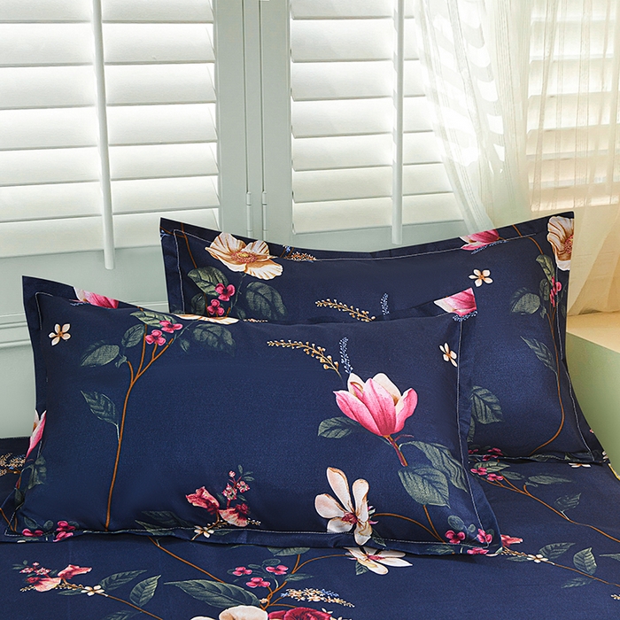 91家纺网 家纺一手货源 找家纺 小雨家纺 2026新款亲肤芦荟棉外贸蕾丝花边床裙 繁花似锦