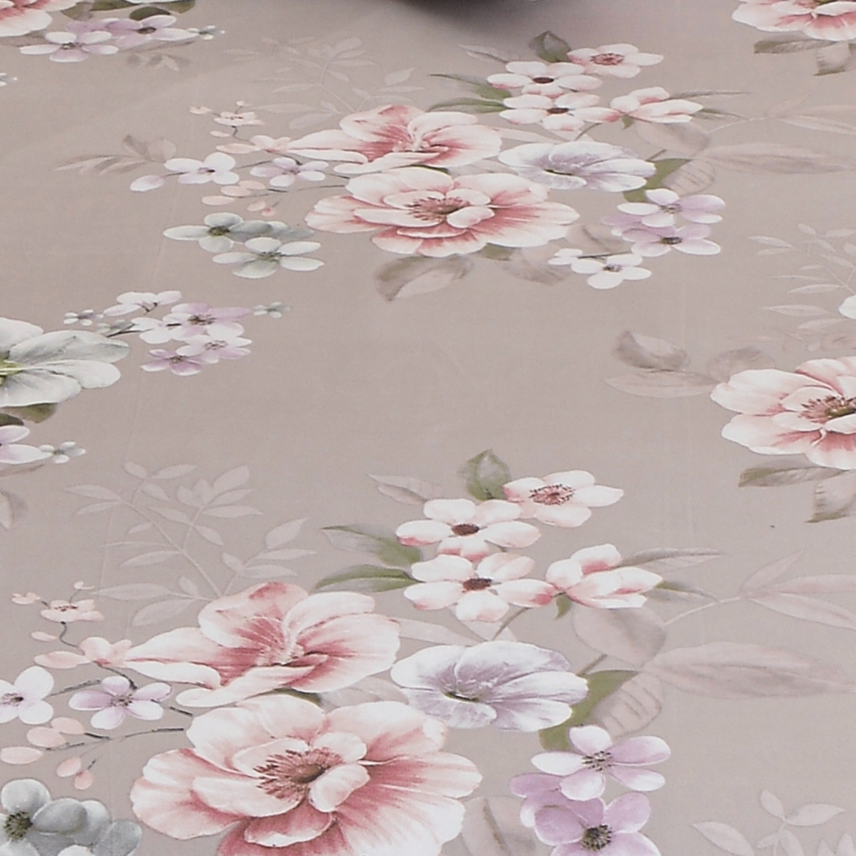 91家纺网 家纺一手货源 找家纺 小雨家纺 2026新款蕾丝花边双边跨境芦荟棉床裙 万事如意-棕（蕾丝花边）