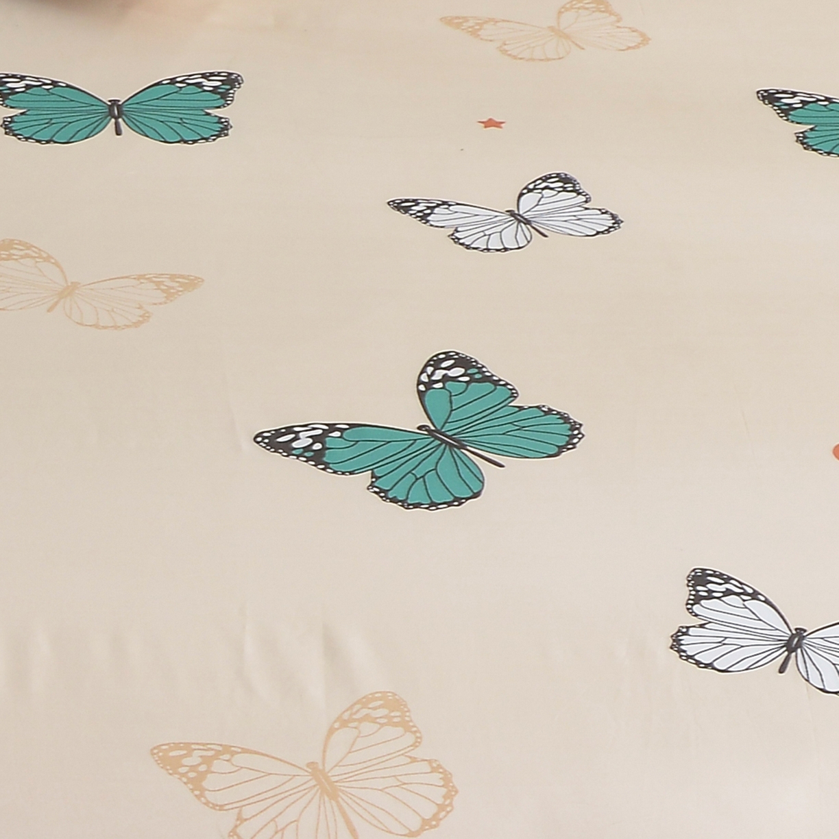 91家纺网 家纺一手货源 找家纺 小雨家纺 2026新款蕾丝花边双边跨境芦荟棉床裙 化蝶（蕾丝花边）