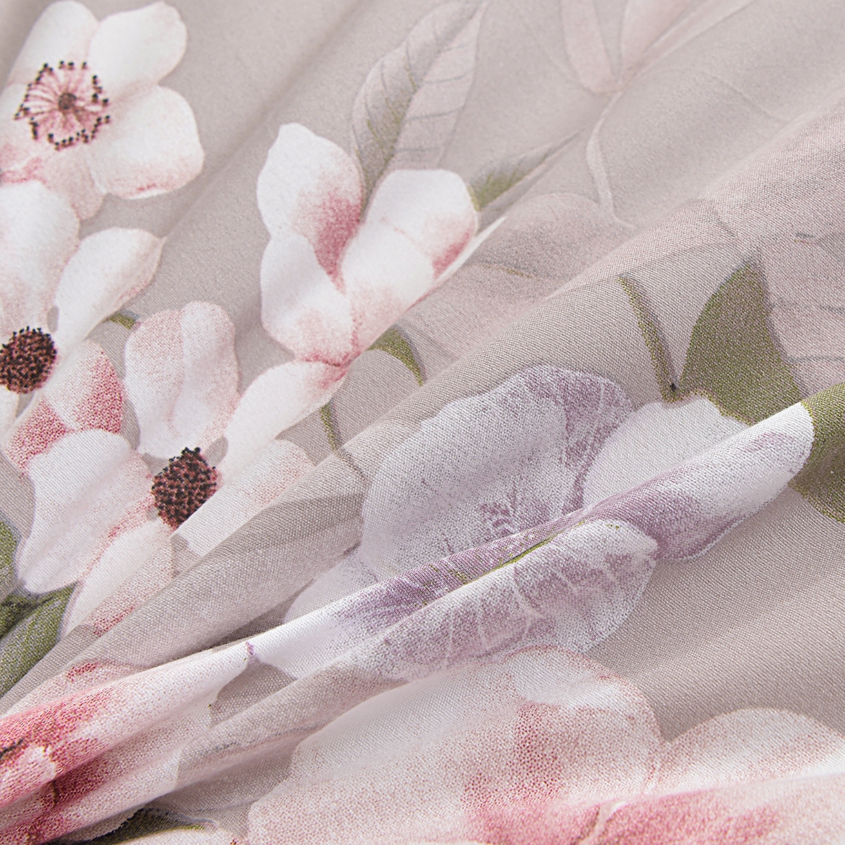 91家纺网 家纺一手货源 找家纺 小雨家纺 2026新款双层花边芦荟棉跨境芦荟棉床裙三件套 万事如意-棕