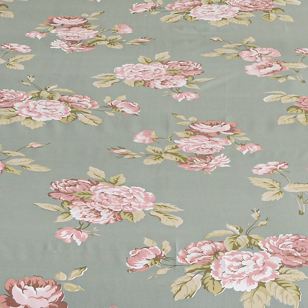 91家纺网 家纺一手货源 找家纺 小雨家纺 2026新款双层花边芦荟棉跨境芦荟棉床裙三件套 古色古香-绿