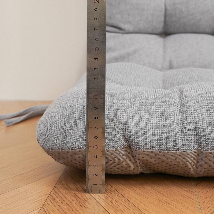 91家纺网 家纺一手货源 找家纺 （总）囍莱家纺 2026新款棉麻防滑连体坐垫