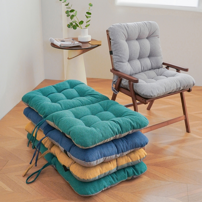 91家纺网 家纺一手货源 找家纺 （总）囍莱家纺 2026新款棉麻防滑连体坐垫