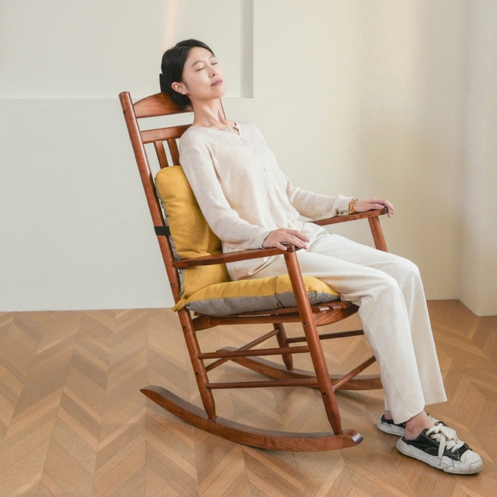 91家纺网 家纺一手货源 找家纺 囍莱家纺 2026新款棉麻防滑连体坐垫 土黄