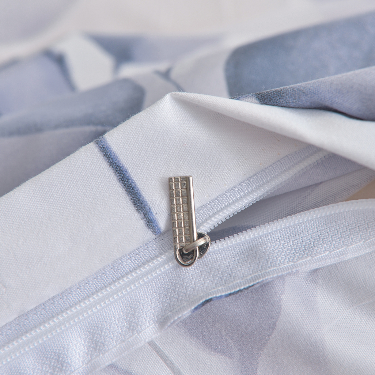 91家纺网 家纺一手货源 找家纺 小雨家纺 2026新款芦荟棉韩版单被套跨境电商 一叶知秋-灰