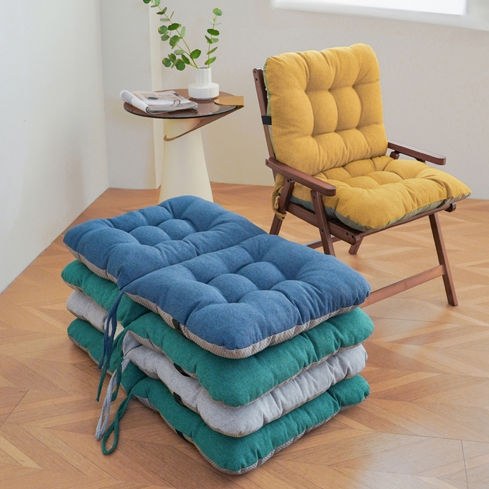 91家纺网 家纺一手货源 找家纺 囍莱家纺 2026新款棉麻防滑连体坐垫 组合图仅供展示