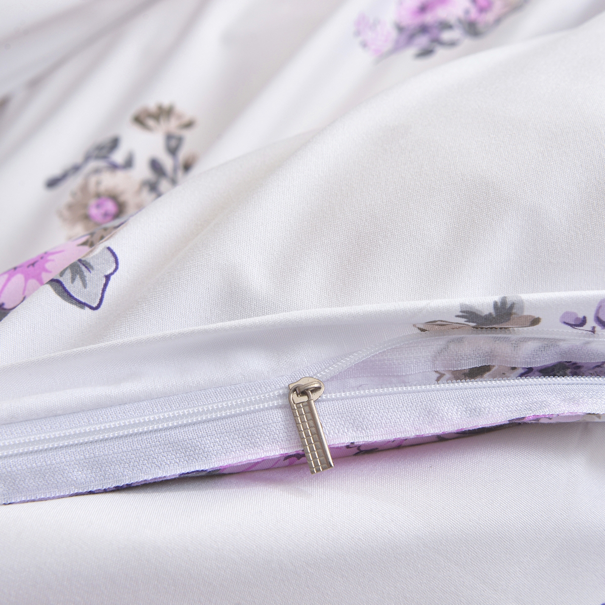 91家纺网 家纺一手货源 找家纺 小雨家纺 2026新款芦荟棉韩版单被套跨境电商 朝气蓬勃-紫