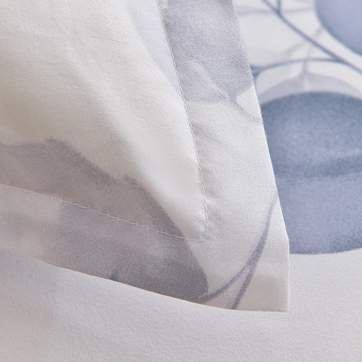 91家纺网 家纺一手货源 找家纺 小雨家纺 2026新款双边芦荟棉韩版跨境四件套 一叶知秋-灰