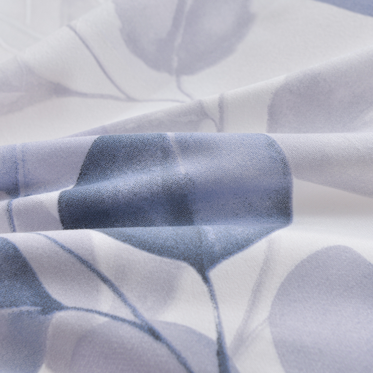 91家纺网 家纺一手货源 找家纺 小雨家纺 2026新款双边芦荟棉韩版跨境四件套 一叶知秋-灰