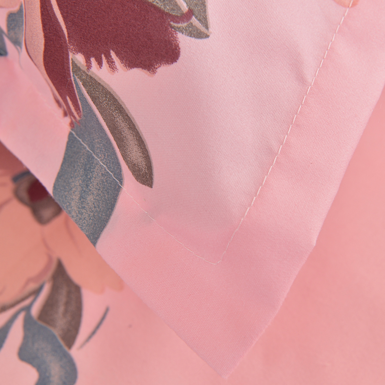 91家纺网 家纺一手货源 找家纺 小雨家纺 2026新款双边芦荟棉韩版跨境四件套 争奇斗艳-粉