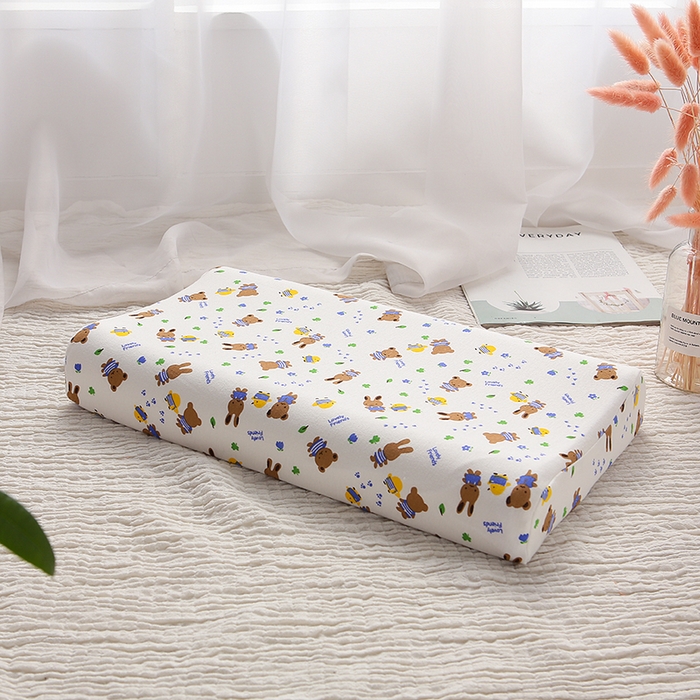 91家纺网 家纺一手货源 找家纺 （总）明星枕业 2025新款纯棉卡通儿童乳胶枕头1-3-6岁幼儿园宝宝天然学生枕芯定型枕防螨