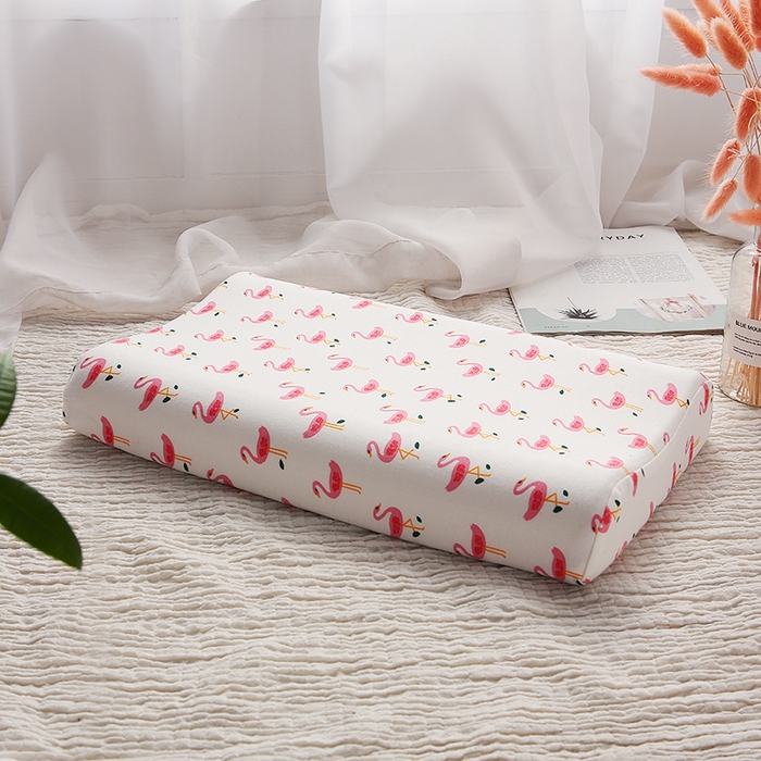 明星枕业 2025新款纯棉卡通儿童乳胶枕头1-3-6岁幼儿园宝宝天然学生枕芯定型枕防螨 小鸟