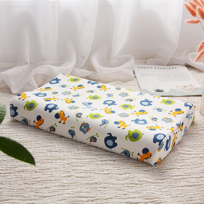 91家纺网 家纺一手货源 找家纺 （总）明星枕业 2025新款纯棉卡通儿童乳胶枕头1-3-6岁幼儿园宝宝天然学生枕芯定型枕防螨