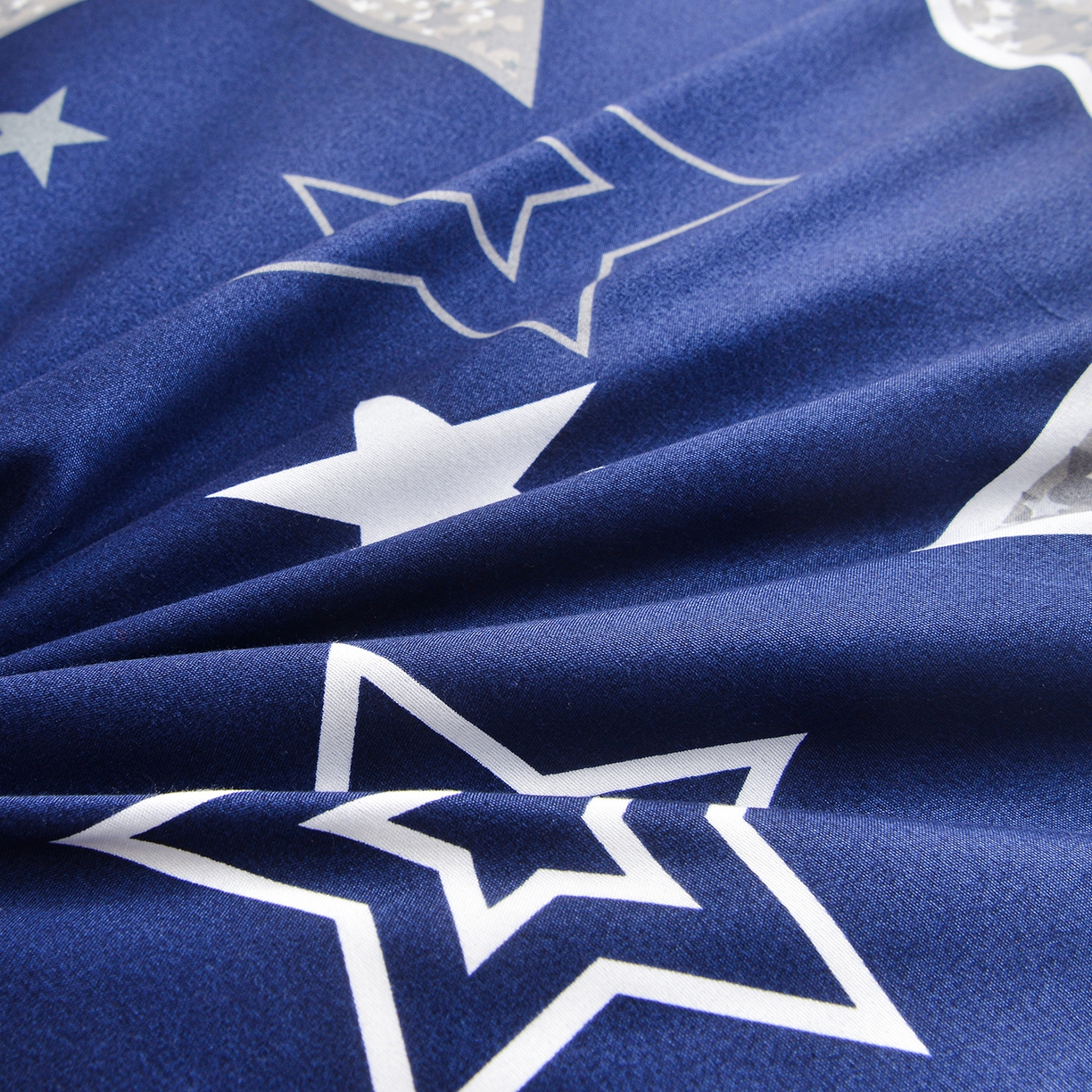 91家纺网 家纺一手货源 找家纺 小雨家纺 2026新款双边芦荟棉韩版跨境四件套 五角星