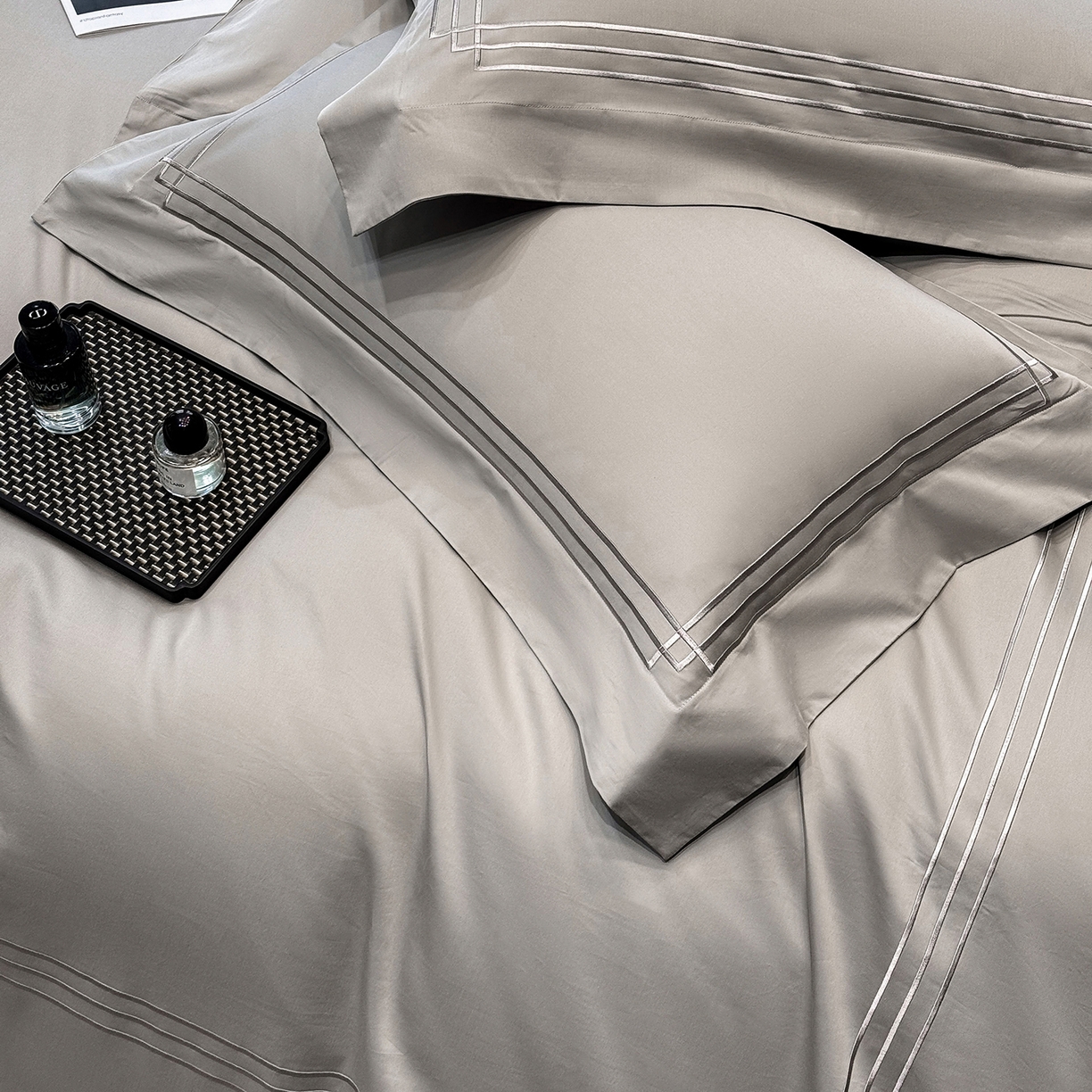 91家纺网 家纺一手货源 找家纺 （总）星蕴家纺 2026新款贡缎长绒棉纯棉四件套-简爱