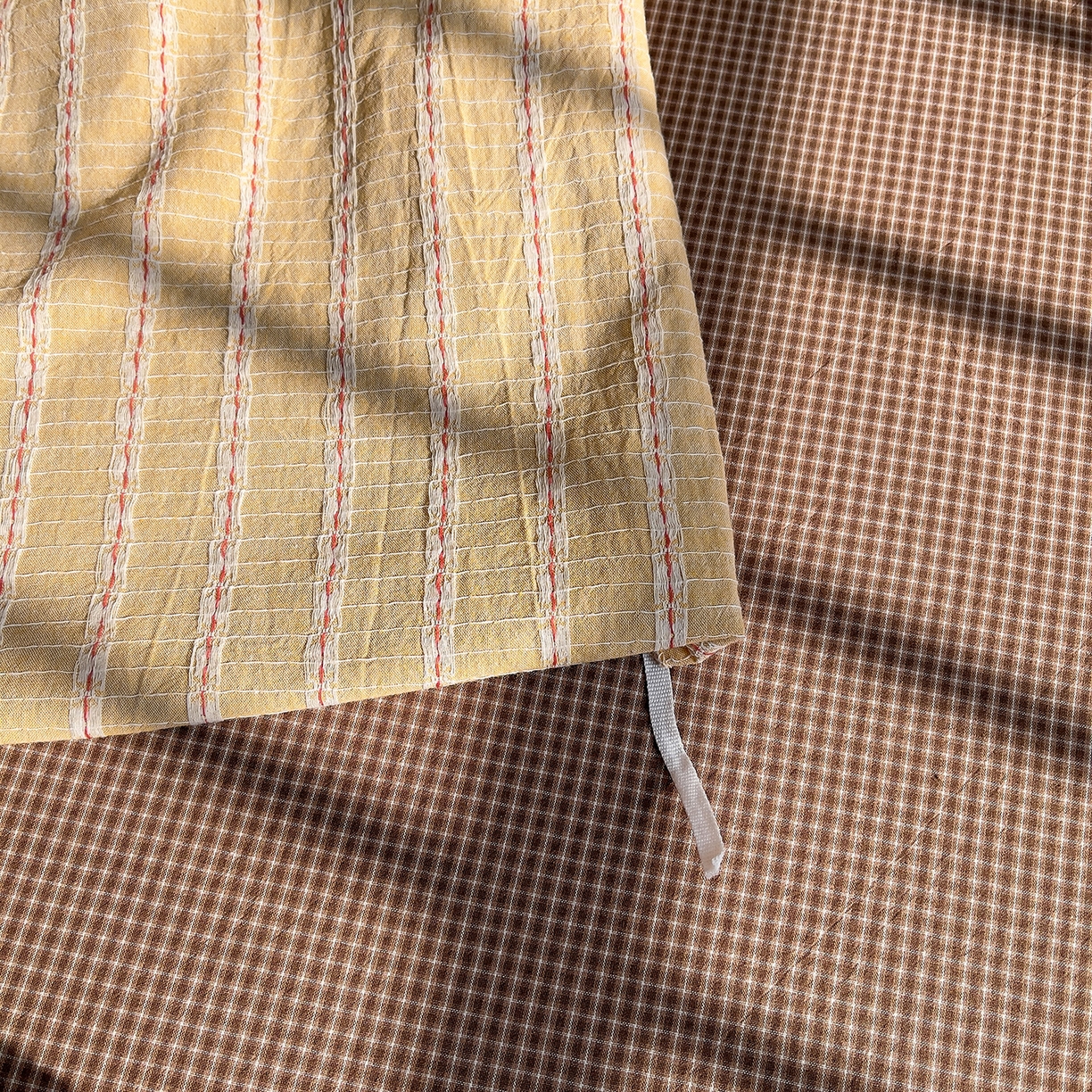 91家纺网 家纺一手货源 找家纺 炫拼家纺 2026新款A类全棉色织提花40支水洗棉四件套-花语系列 花语一花漾