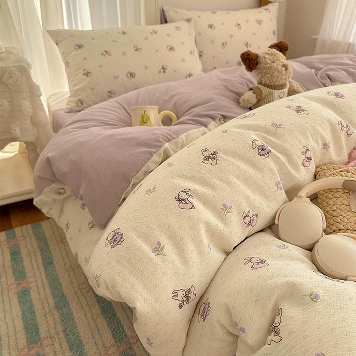 91家纺网 家纺一手货源 找家纺 （总）温眠家纺 2025新款加厚牛奶绒四件套跑量款