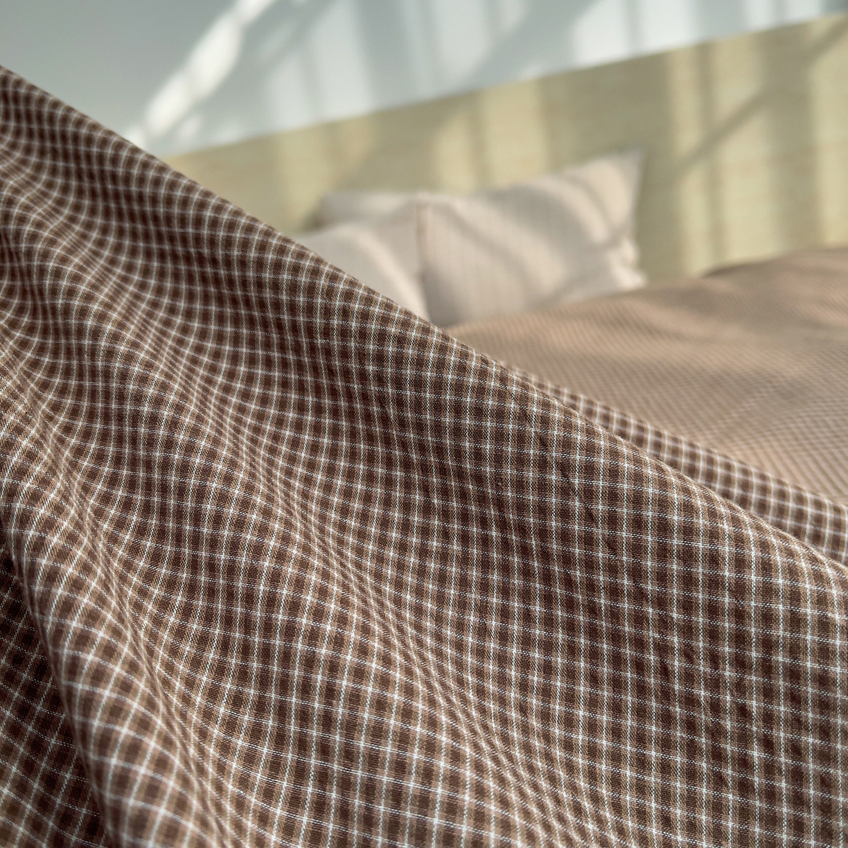 91家纺网 家纺一手货源 找家纺 炫拼家纺 2026新款A类全棉色织提花40支水洗棉四件套-花语系列 花语一初见