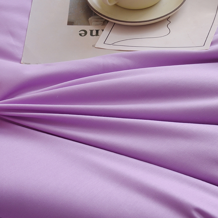 91家纺网 家纺一手货源 找家纺 启优家纺 全棉纯色羽绒被子被芯 香芋紫