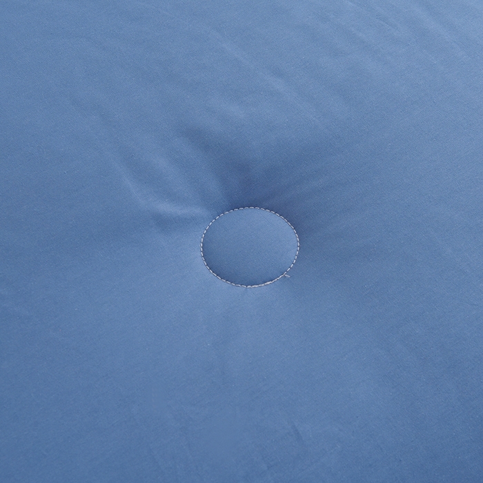 91家纺网 家纺一手货源 找家纺 启优家纺 全棉纯色羽绒被子被芯 靛蓝