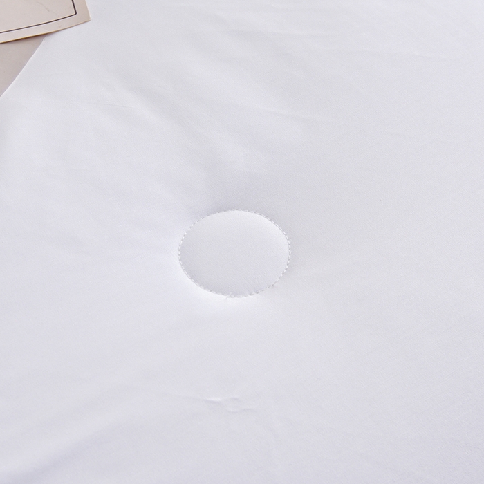 91家纺网 家纺一手货源 找家纺 启优家纺 全棉纯色羽绒被子被芯 本白