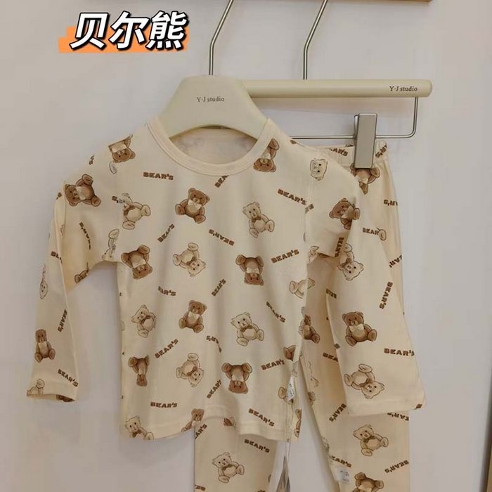 妍景家居生活馆 2026新款亲肤舒适儿童断码款家居服 贝尔熊
