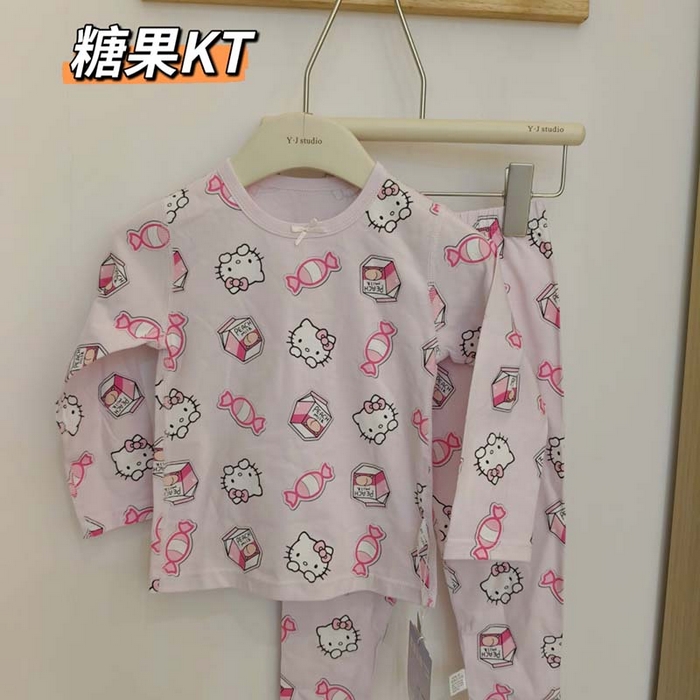 妍景家居生活馆 2026新款亲肤舒适儿童断码款家居服 糖果KT