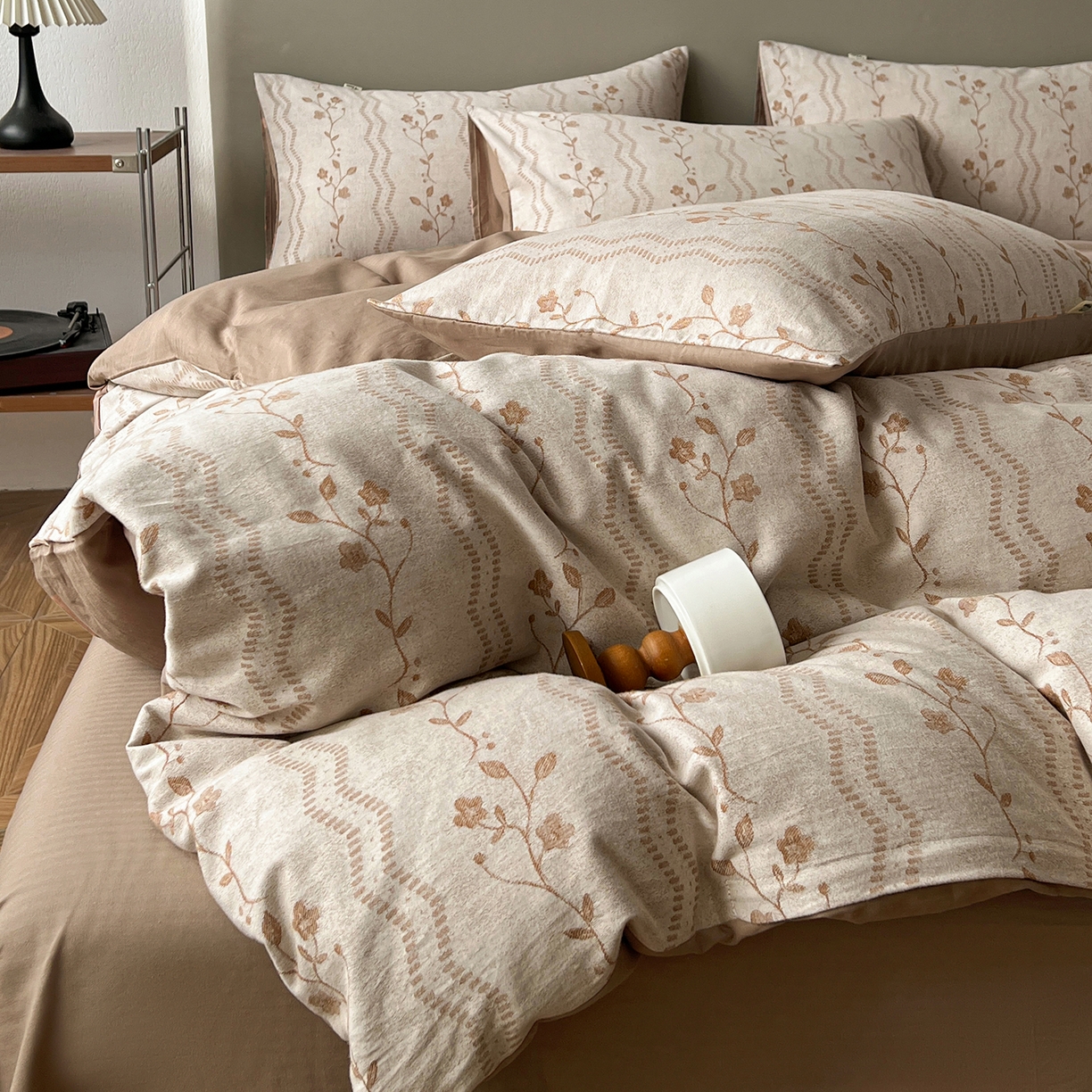 91家纺网 家纺一手货源 找家纺 （总）锦彩家居 2026新款全棉色织大提花四件套-南法假日系列（提供买家秀）