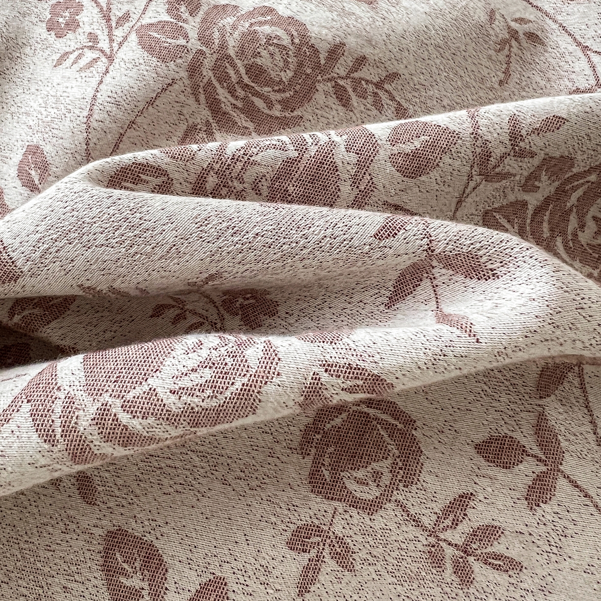 91家纺网 家纺一手货源 找家纺 锦彩家居 2026新款全棉色织大提花四件套-南法假日系列（提供买家秀） 知遇-暖橘