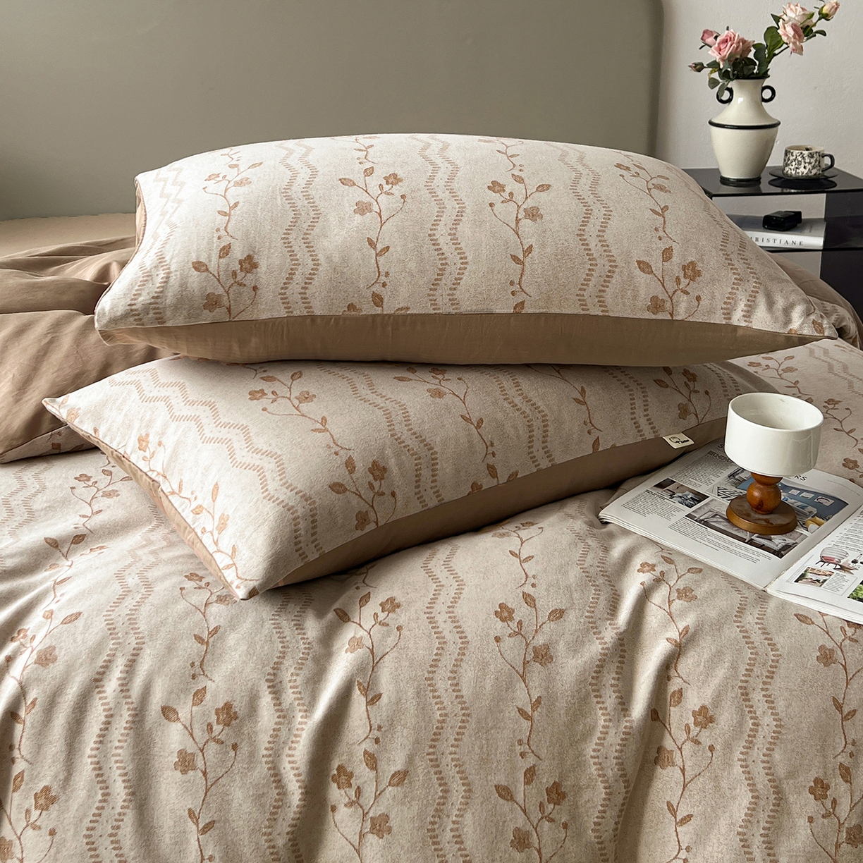 91家纺网 家纺一手货源 找家纺 （总）锦彩家居 2026新款全棉色织大提花四件套-南法假日系列（提供买家秀）