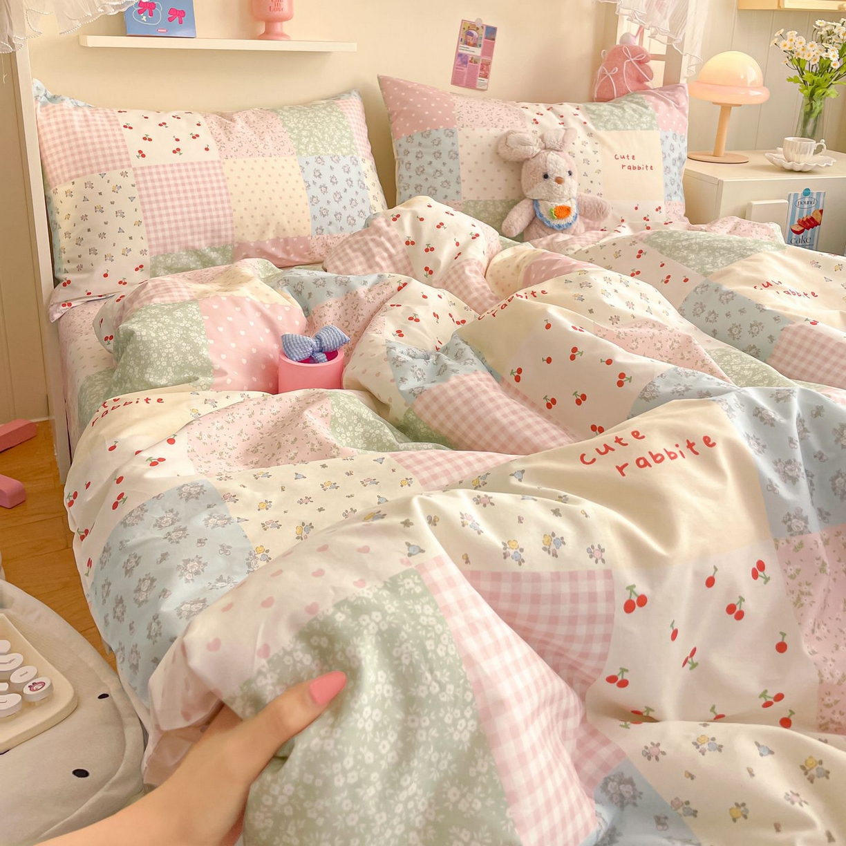 （总）寻米 2026新款春夏全棉13070印花四件套单品系列-单被套