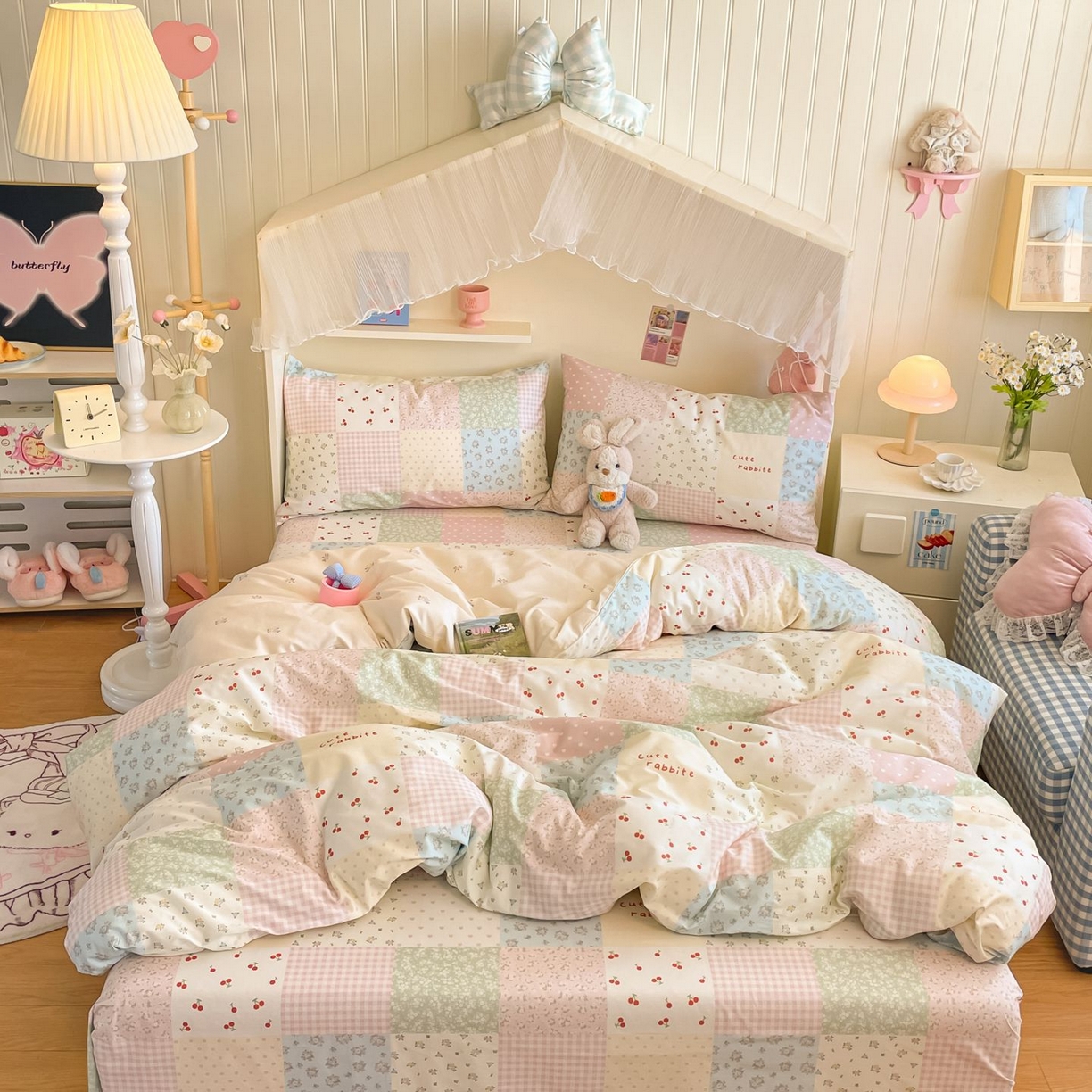 91家纺网 家纺一手货源 找家纺 （总）寻米 2026新款春夏全棉13070印花四件套单品系列-单被套