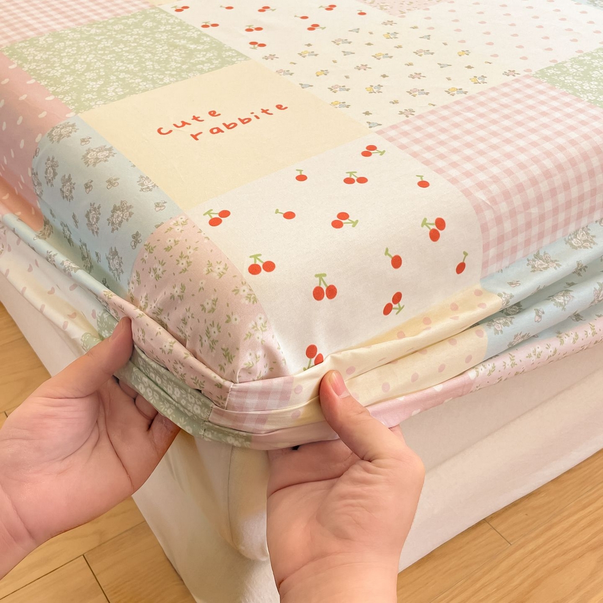 91家纺网 家纺一手货源 找家纺 （总）寻米 2026新款春夏全棉13070印花四件套单品系列-单被套