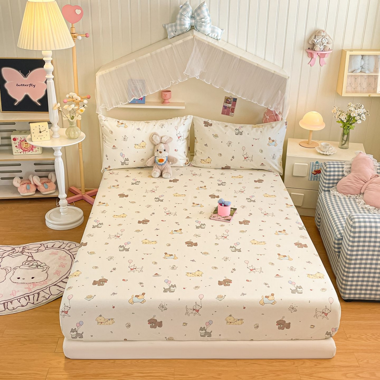 91家纺网 家纺一手货源 找家纺 寻米 2026新款春夏全棉13070印花四件套单品系列-单被套 理查的小伙伴