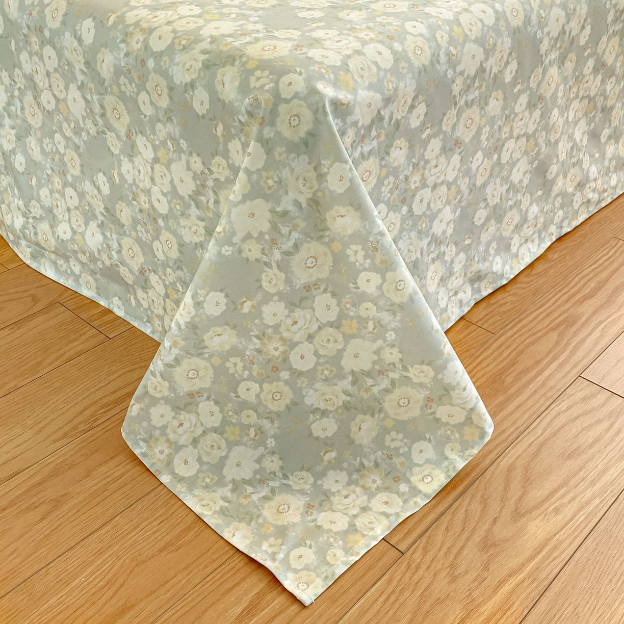 91家纺网 家纺一手货源 找家纺 寻米 2026新款春夏全棉13070印花四件套单品系列-单被套 繁花-绿