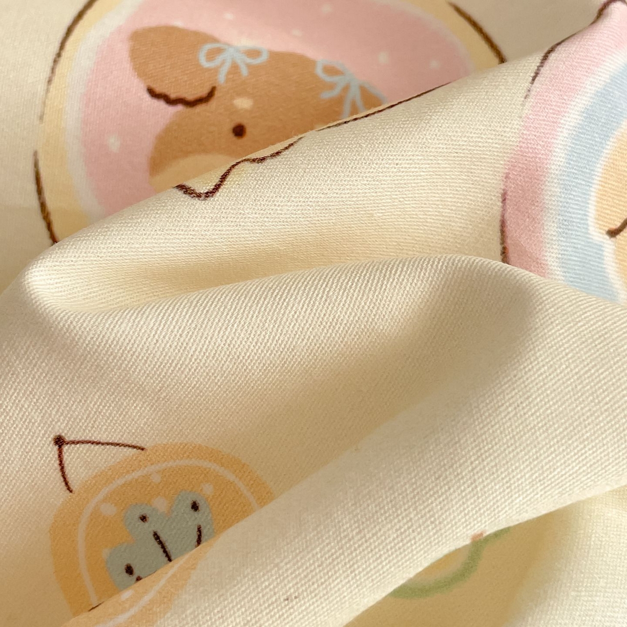 91家纺网 家纺一手货源 找家纺 寻米 2026新款春夏全棉13070印花四件套单品系列-单被套 奇妙动物园