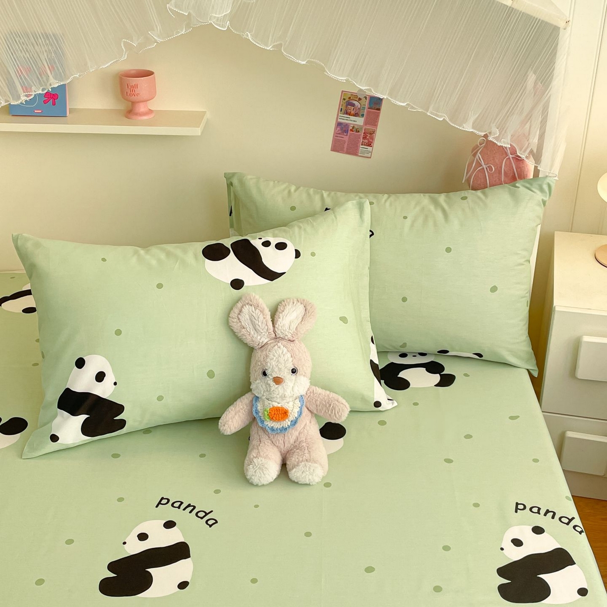 91家纺网 家纺一手货源 找家纺 （总）寻米 2026新款春夏全棉13070印花四件套单品系列-单枕套