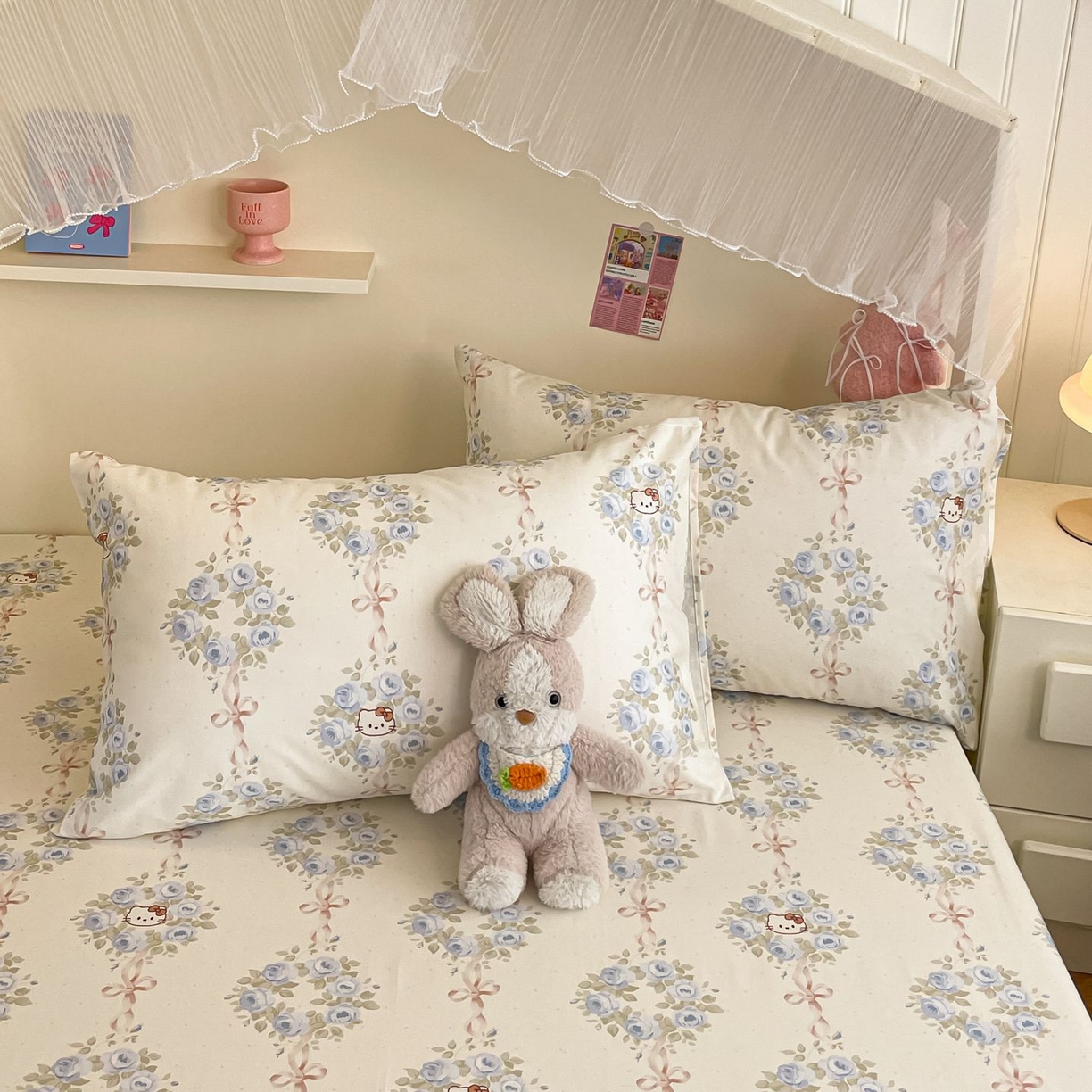 91家纺网 家纺一手货源 找家纺 （总）寻米 2026新款春夏全棉13070印花四件套单品系列-单枕套