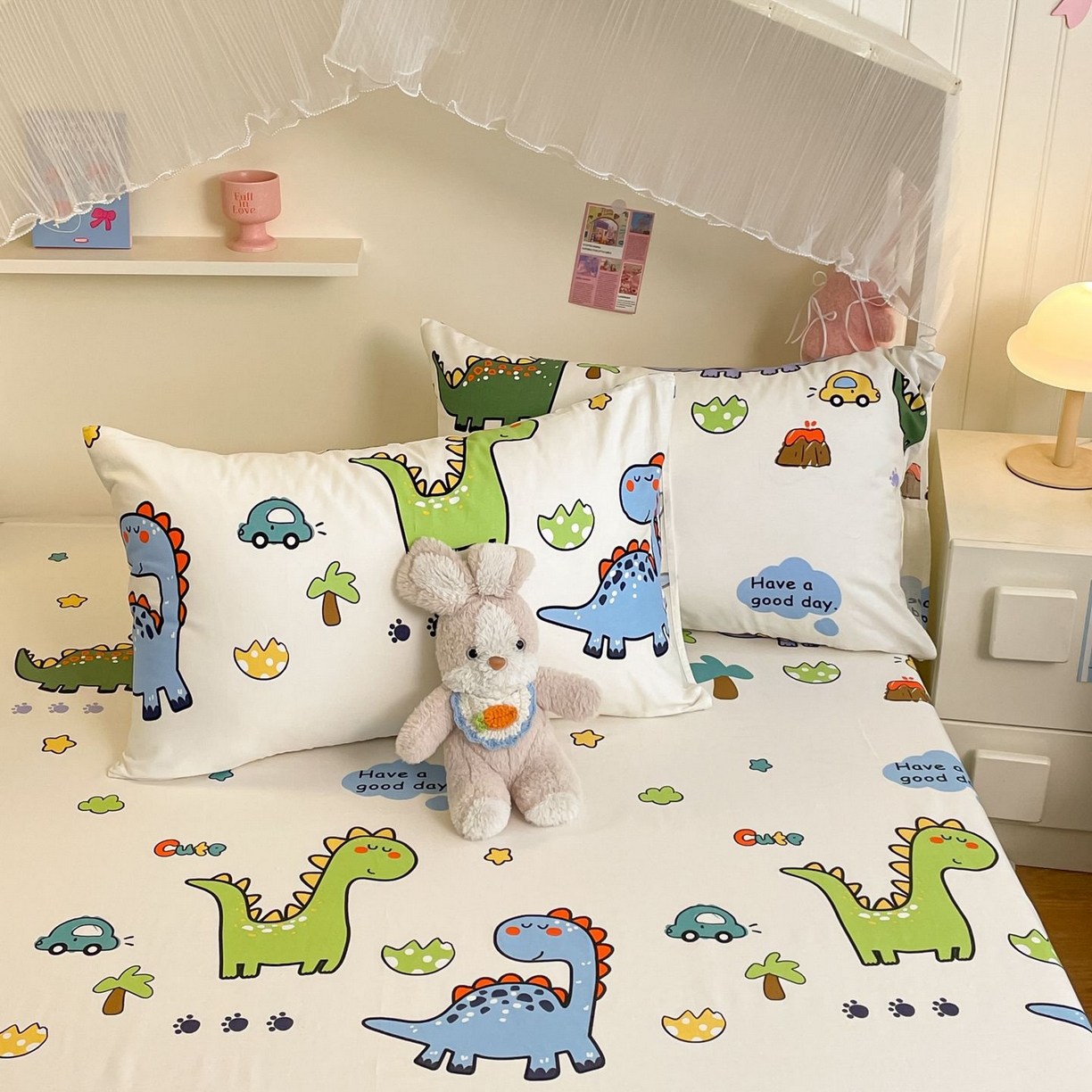 91家纺网 家纺一手货源 找家纺 （总）寻米 2026新款春夏全棉13070印花四件套单品系列-单枕套