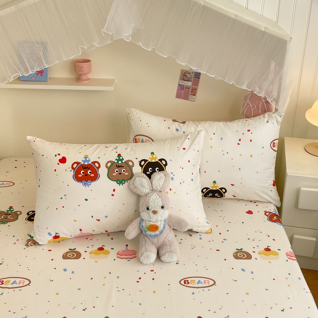 91家纺网 家纺一手货源 找家纺 （总）寻米 2026新款春夏全棉13070印花四件套单品系列-单枕套