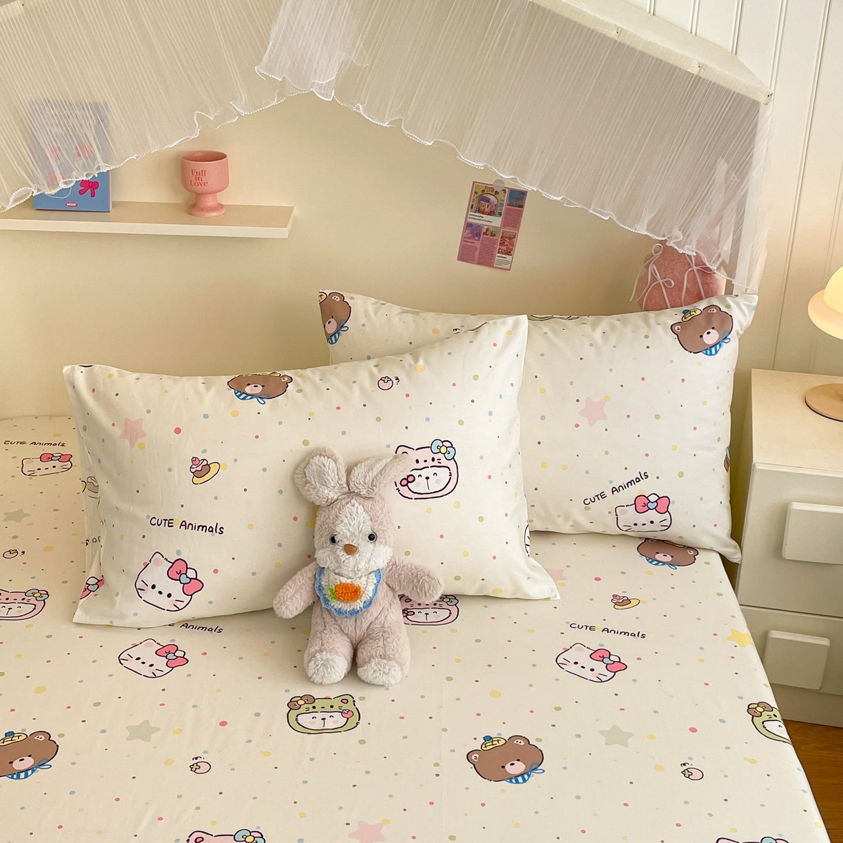 91家纺网 家纺一手货源 找家纺 （总）寻米 2026新款春夏全棉13070印花四件套单品系列-单枕套