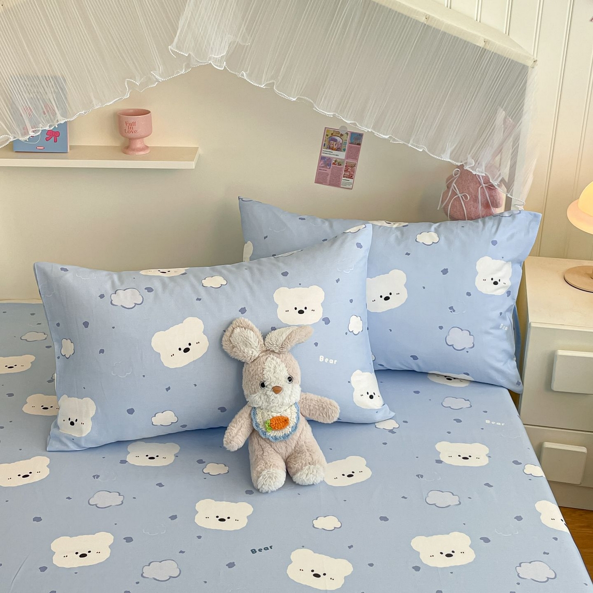 91家纺网 家纺一手货源 找家纺 （总）寻米 2026新款春夏全棉13070印花四件套单品系列-单枕套