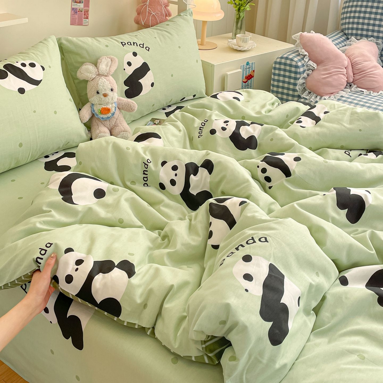 91家纺网 家纺一手货源 找家纺 （总）寻米 2026新款春夏全棉13070印花四件套单品系列-四件套