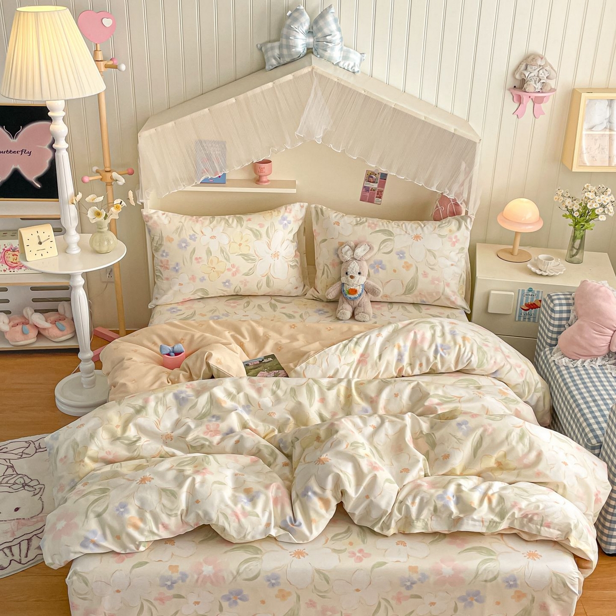 91家纺网 家纺一手货源 找家纺 （总）寻米 2026新款春夏全棉13070印花四件套单品系列-四件套