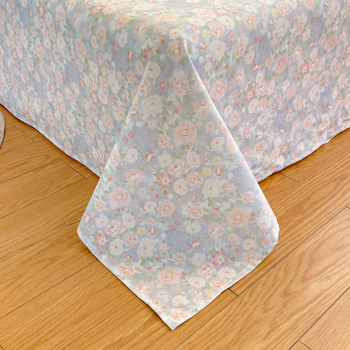 91家纺网 家纺一手货源 找家纺 寻米 2026新款春夏全棉13070印花四件套单品系列-四件套 繁花-粉