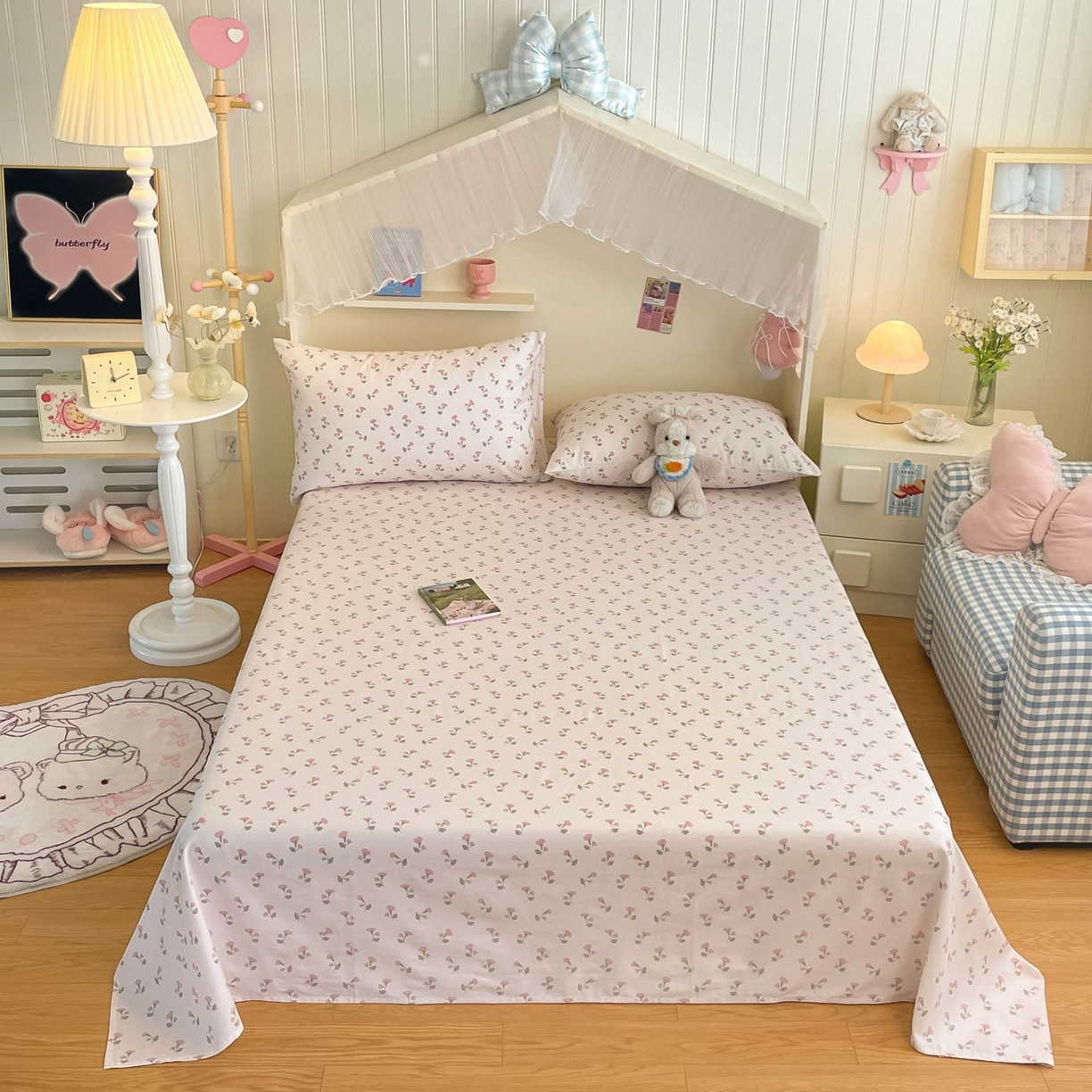 91家纺网 家纺一手货源 找家纺 （总）寻米 2026新款春夏全棉13070印花四件套单品系列-单床单