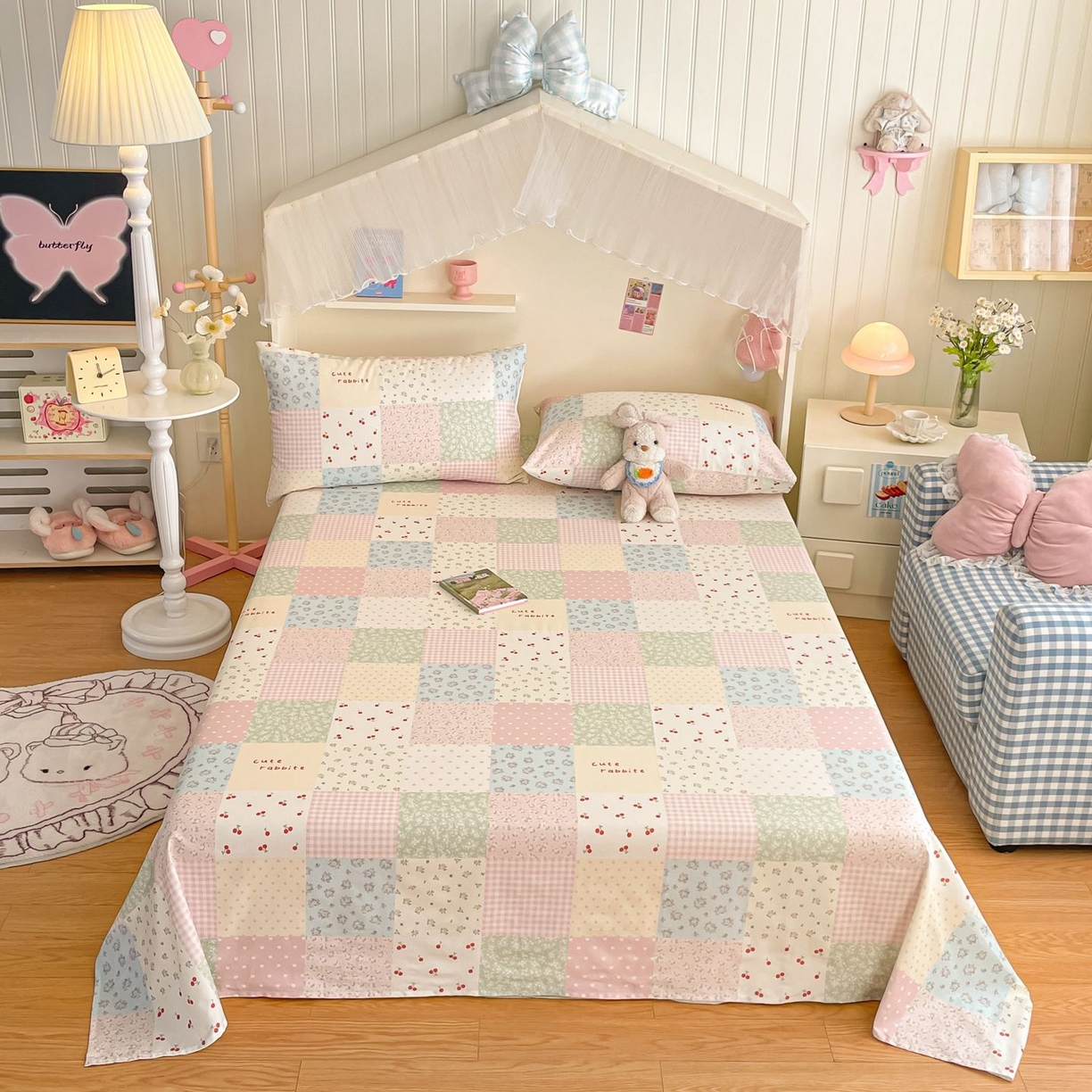 91家纺网 家纺一手货源 找家纺 （总）寻米 2026新款春夏全棉13070印花四件套单品系列-单床单