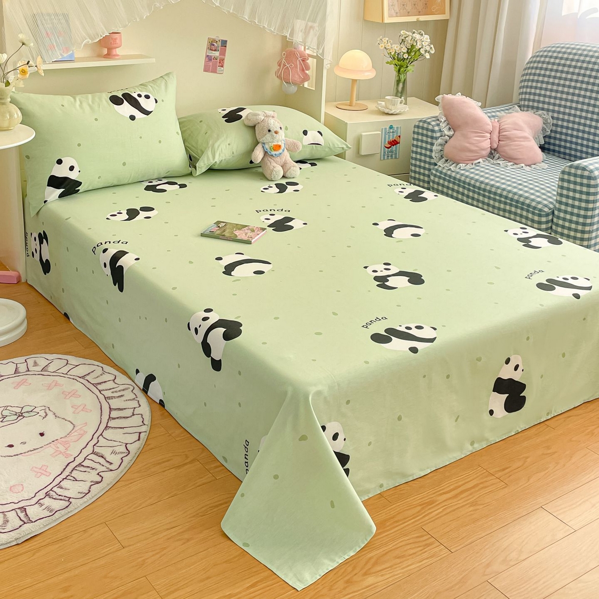 91家纺网 家纺一手货源 找家纺 （总）寻米 2026新款春夏全棉13070印花四件套单品系列-单床单