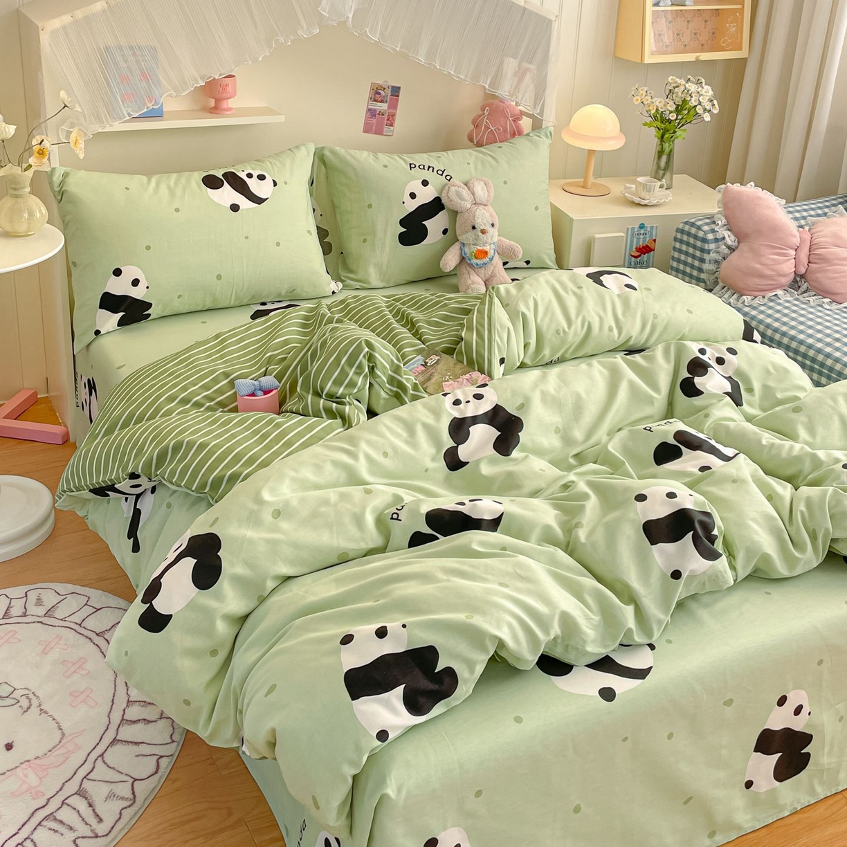 91家纺网 家纺一手货源 找家纺 （总）寻米 2026新款春夏全棉13070印花四件套单品系列-单床单